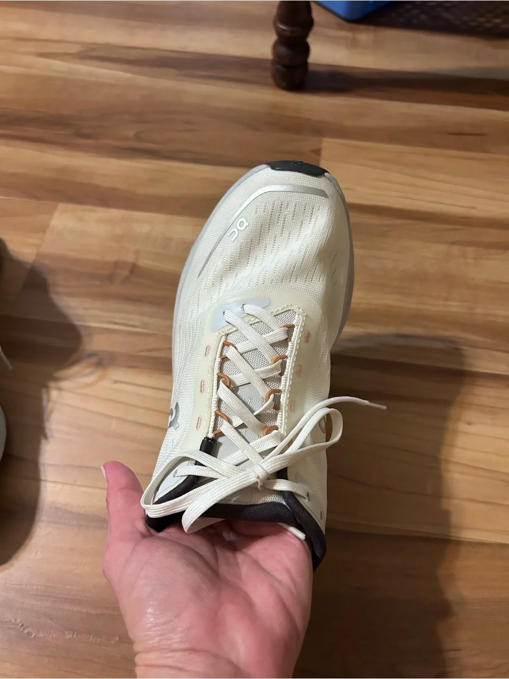 On Running Women's Cloudspark White/Navy Running Shoes